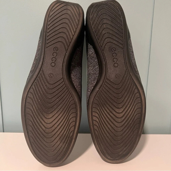ECCO Felicia Women's Size EU 42 (US 11/11 1/2) Gray Stretch Slip On Wedge Shoes. - Picture 3 of 12